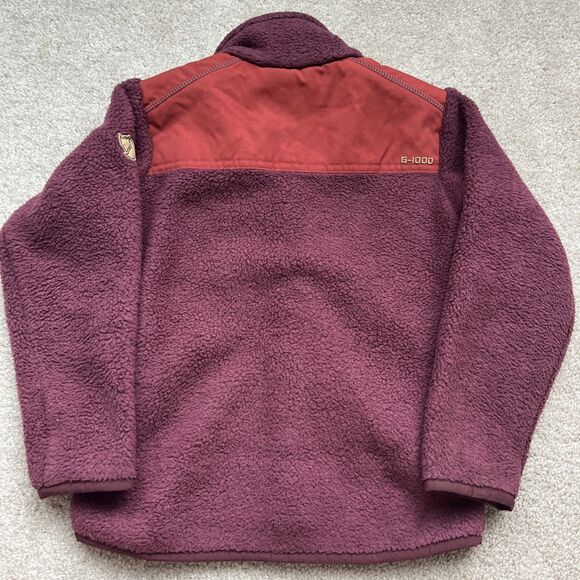 Fjallraven Singi Fleece Jacket Kids 5-6Y Red G1000 Layer Transitional Gorpcore - Picture 7 of 7